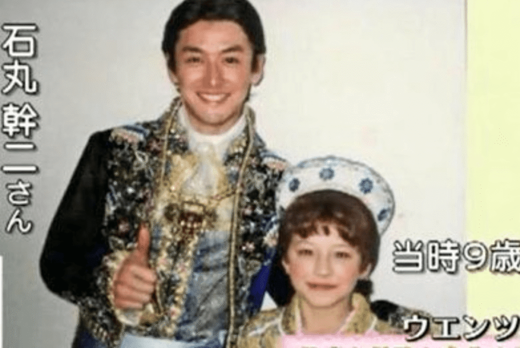 美女と野獣のビースト役を演じていた若い頃の石丸幹二さん。